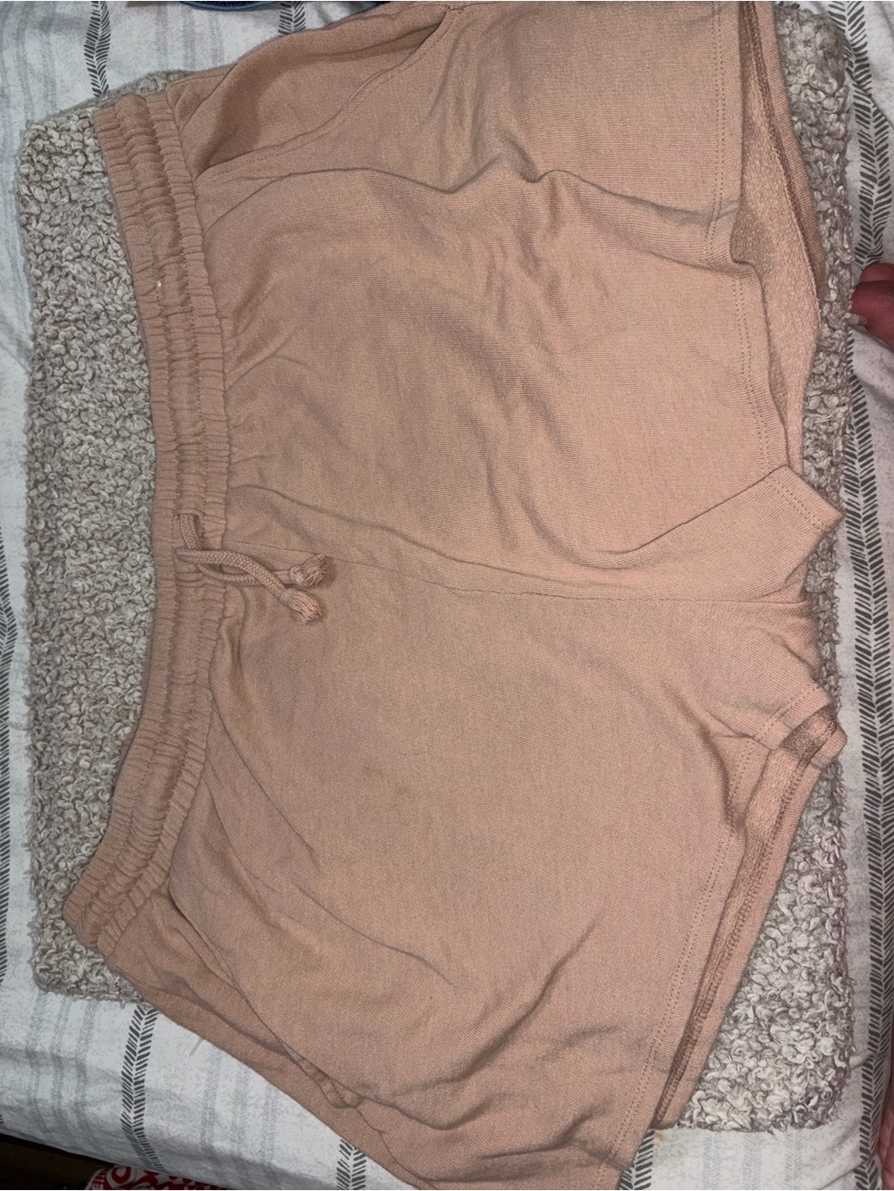American Eagle Outfitters Cozy Terry Shorts - Dusty Pink
